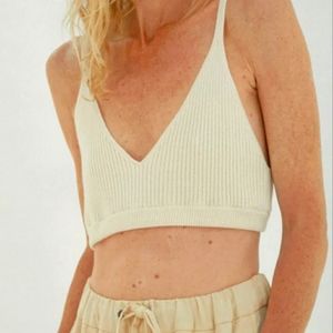 Monica Cordera Knit ribbed top. One size